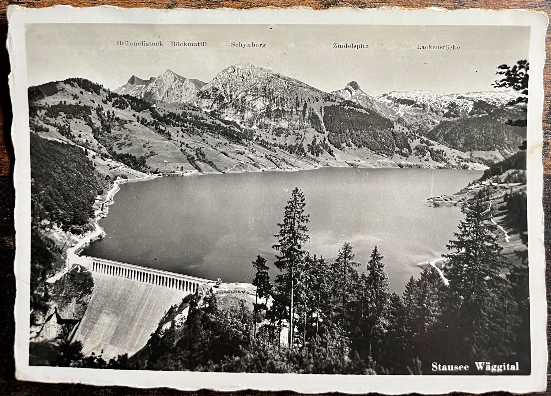 Cartoline postali: AK: STAUSEE - WÄGGITAL – Usato da Lutry venduto da Ediego