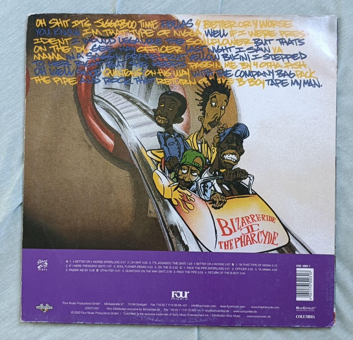 Dischi in vinile: THE PHARCYDE - Bizarre Ride II 2LP – Usato da Luzern venduto da cryptonic79 1