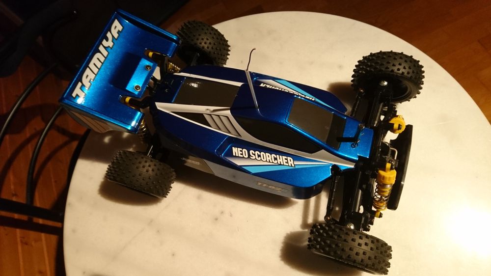 Tamiya RC 4WD Buggy NEO SCORCHER, TT-02B Chassis (Gebraucht) in ...