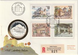 Numisbrief Balzers Schloss Gutenberg 1981