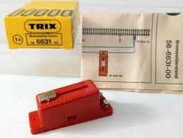 Trix 56-6631 Bremswiderstand rot, für H0+N + alle DC-Bahnen