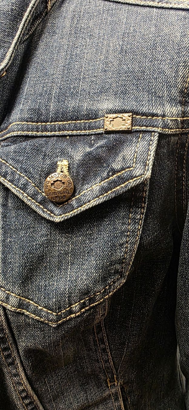 Harley-Davidson Giacche: Harley Davidson Jeansjacke, Damen – Usato da Kaufdorf venduto da Nati-Nati 1