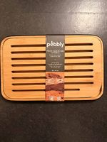 Pebbly bamboo breadboard
