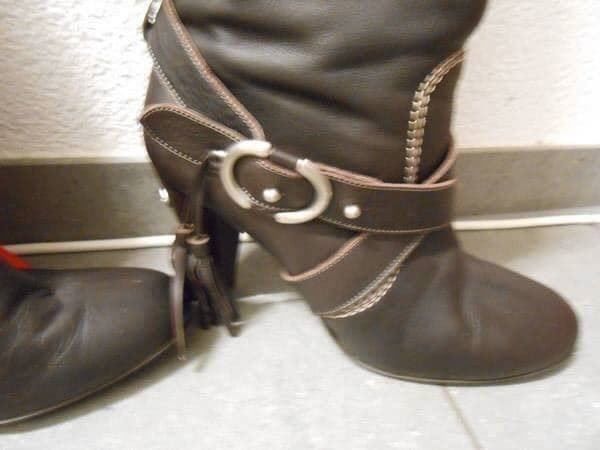 Bally Scarpe da donna: Bally Stiefel Leder Gr.40 Dunkelbraun – Nuovo (secondo la descrizione) da Frenkendorf venduto da Minachi 8