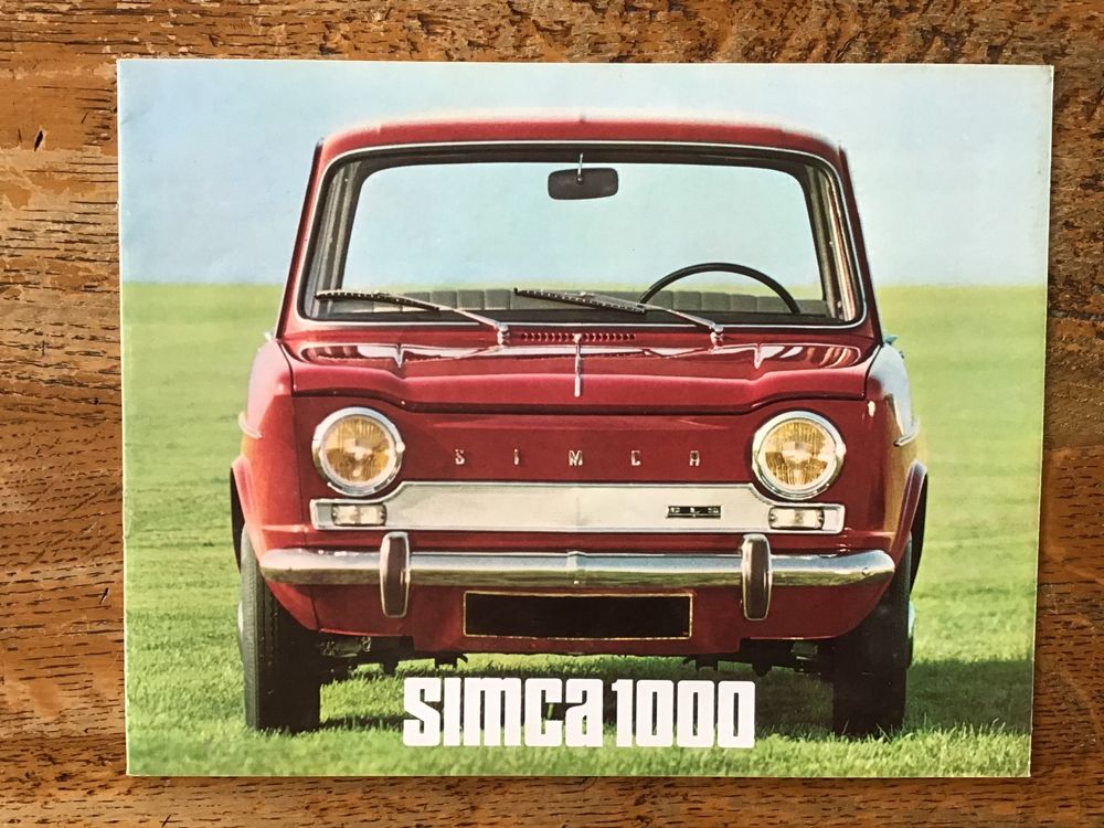 Magazine prospectus vintage Simca 1000 (Gebraucht) in Fully für CHF 3 ...