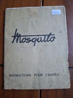 mosquito moteur notice d'entretien 38.5 cc original oldtimer