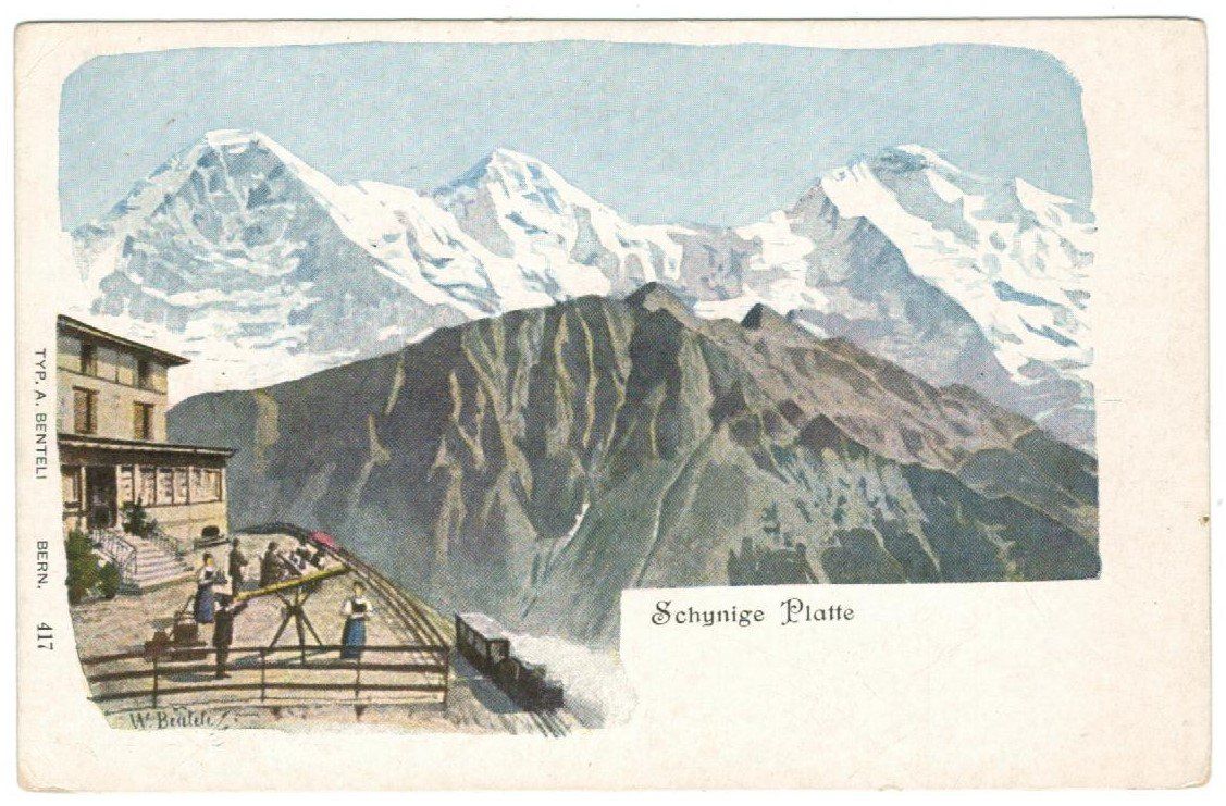 Ansichtskarten: AK Schynige Platte um 1900 – Gebraucht aus Zürich von tol_b7c7