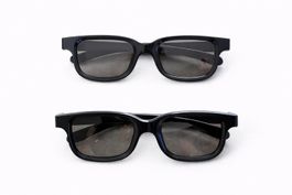 2x 3D-Kinobrille Schwarz – Passive 3D-Brille fürs Kino
