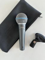 Shure Beta 58A Mikrofon + XLR Kabel, Pop-Filter - GRATIS