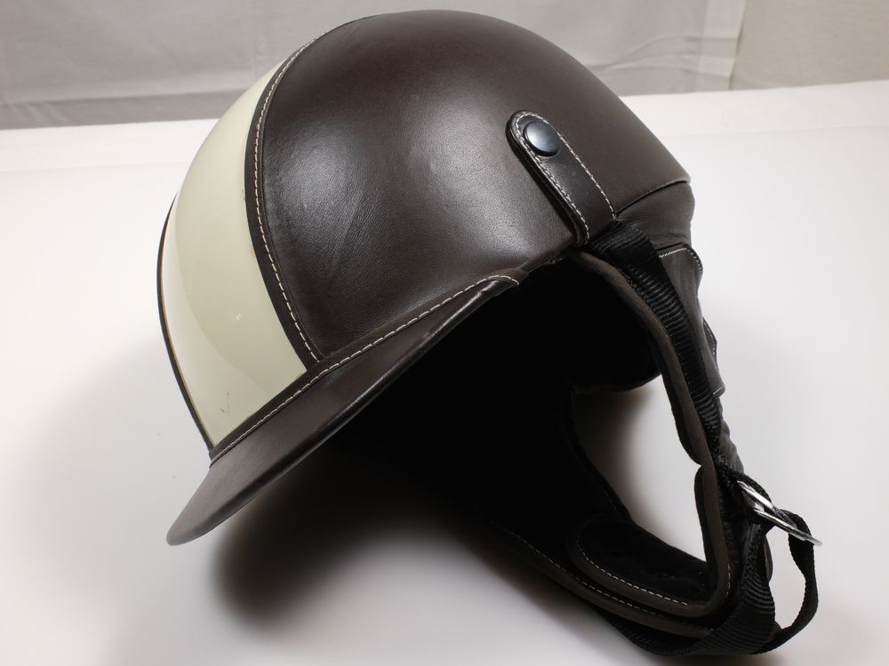 Oldtimer Leder-Helm 