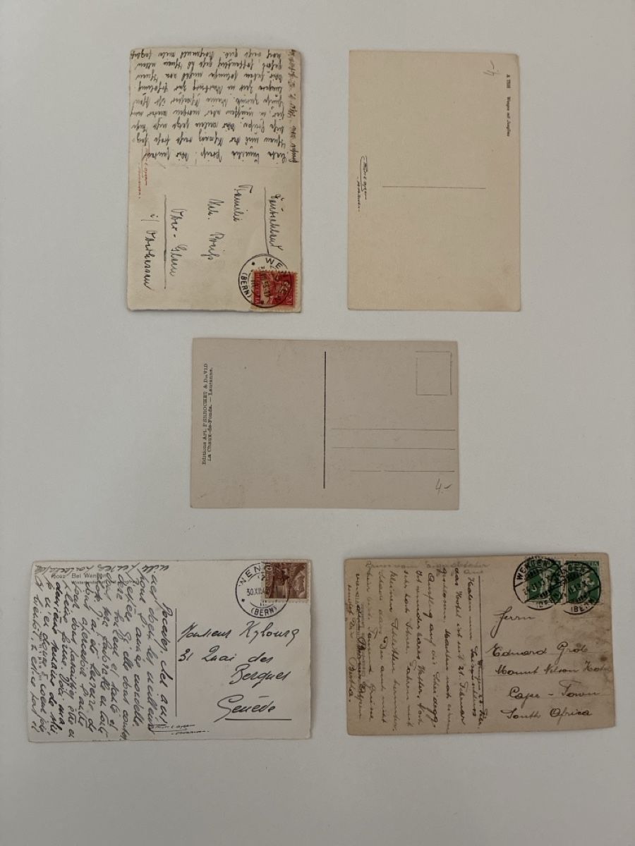 Cartoline postali: 10 Ansichtskarten Schweiz von Wengen BE – Usato da Oftringen venduto da Cla.vD.74 3
