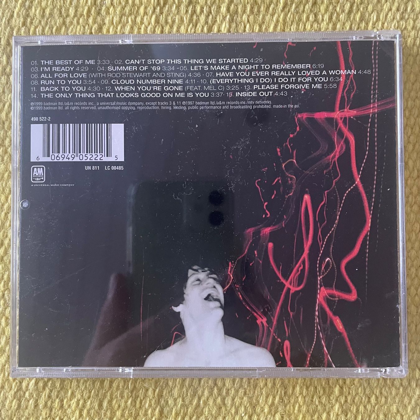 CDs: BRYAN ADAMS-THE BEST OF – Gebraucht aus Rorschacherberg von CD-Roli 1