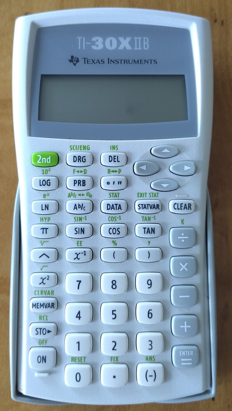 Texas Instruments Calcolatrici tascabili: Taschenrechner Texas Instruments TI 30X IIB – Usato da Wetzikon ZH venduto da tim_kp9h