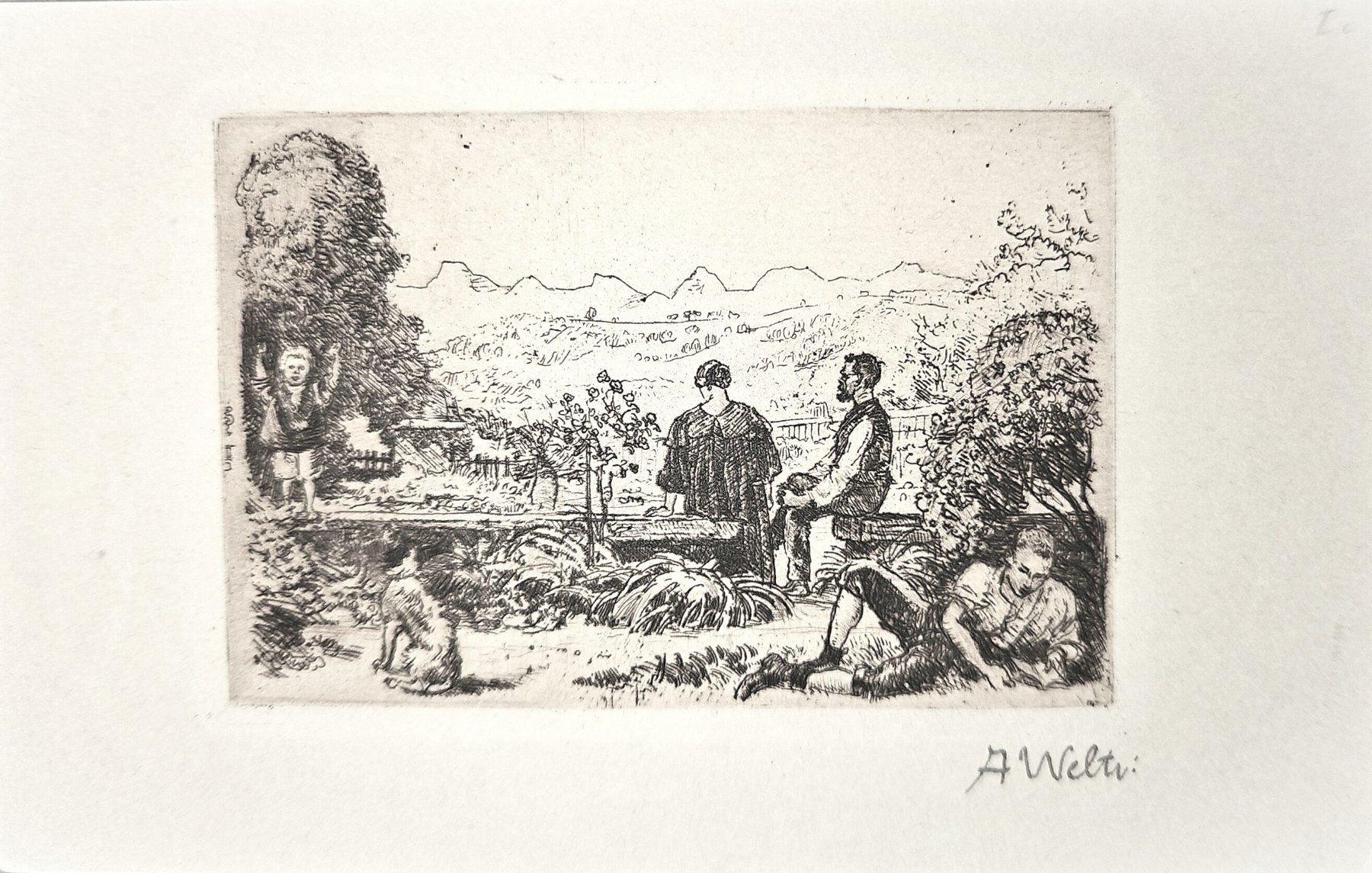 Foto & Immagini: ALBERT WELTI (1862-1912) – Usato da Elgg venduto da cuendetkunst 1