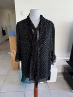 Marc Cain Bluse schwarz gepunktet Grösse 38/40
