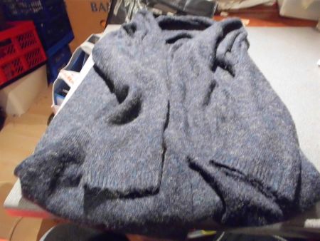 Jacke ca. Grösse 36, grau/fein farbig