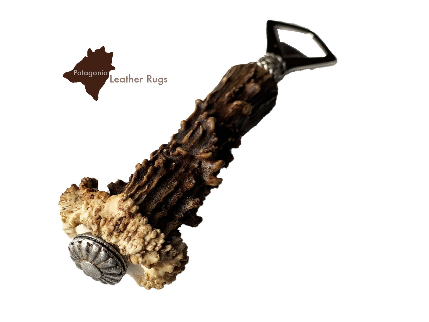 Apribottiglie & Tappi per chiusura: Flaschenöffner mit echtem Rehhorn – Nuovo e nell'imballaggio originale da Arbedo venduto da patagonialeatherrugs 1