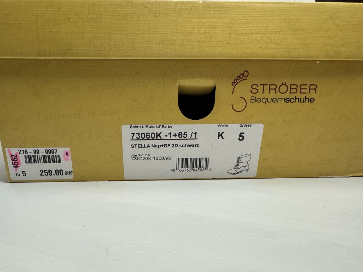 Scarpe da donna: Bottines fourrées Ströber noires, taille 38, neuves! – Nuovo e nell'imballaggio originale da Brügg BE venduto da Goob 9