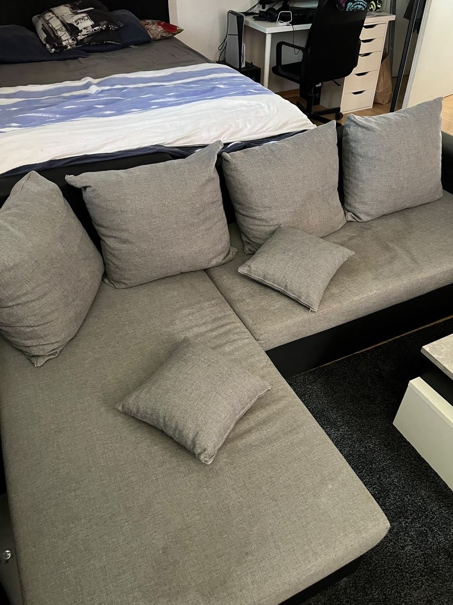Sofas: Ecksofa grau Stoff  – Gebraucht aus Nottwil von Joelle.03 1
