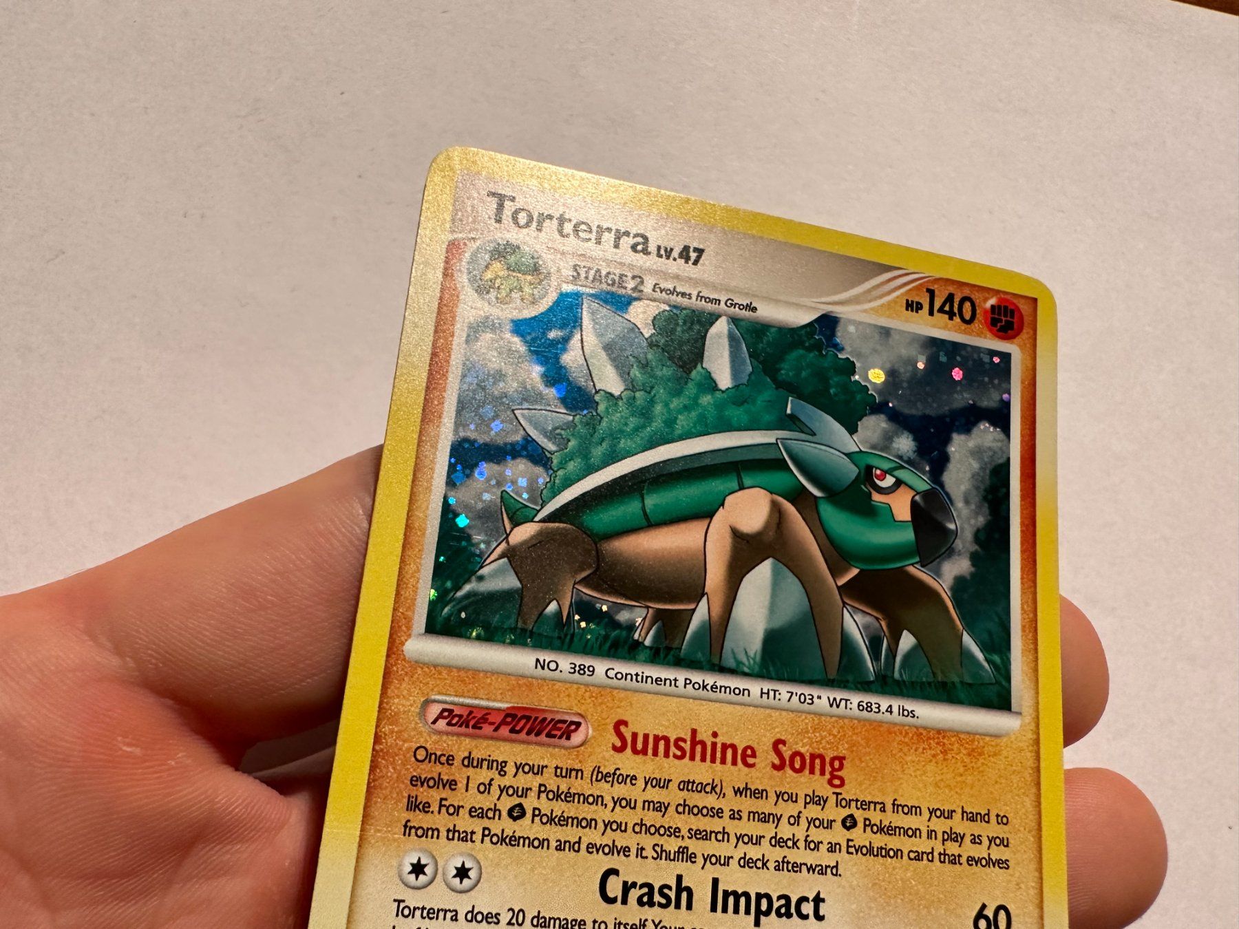 Pokémon Carte collezionabili: Torterra holo D&P Stormfront EN – Usato da Hagendorn venduto da Pokecollectorch 3