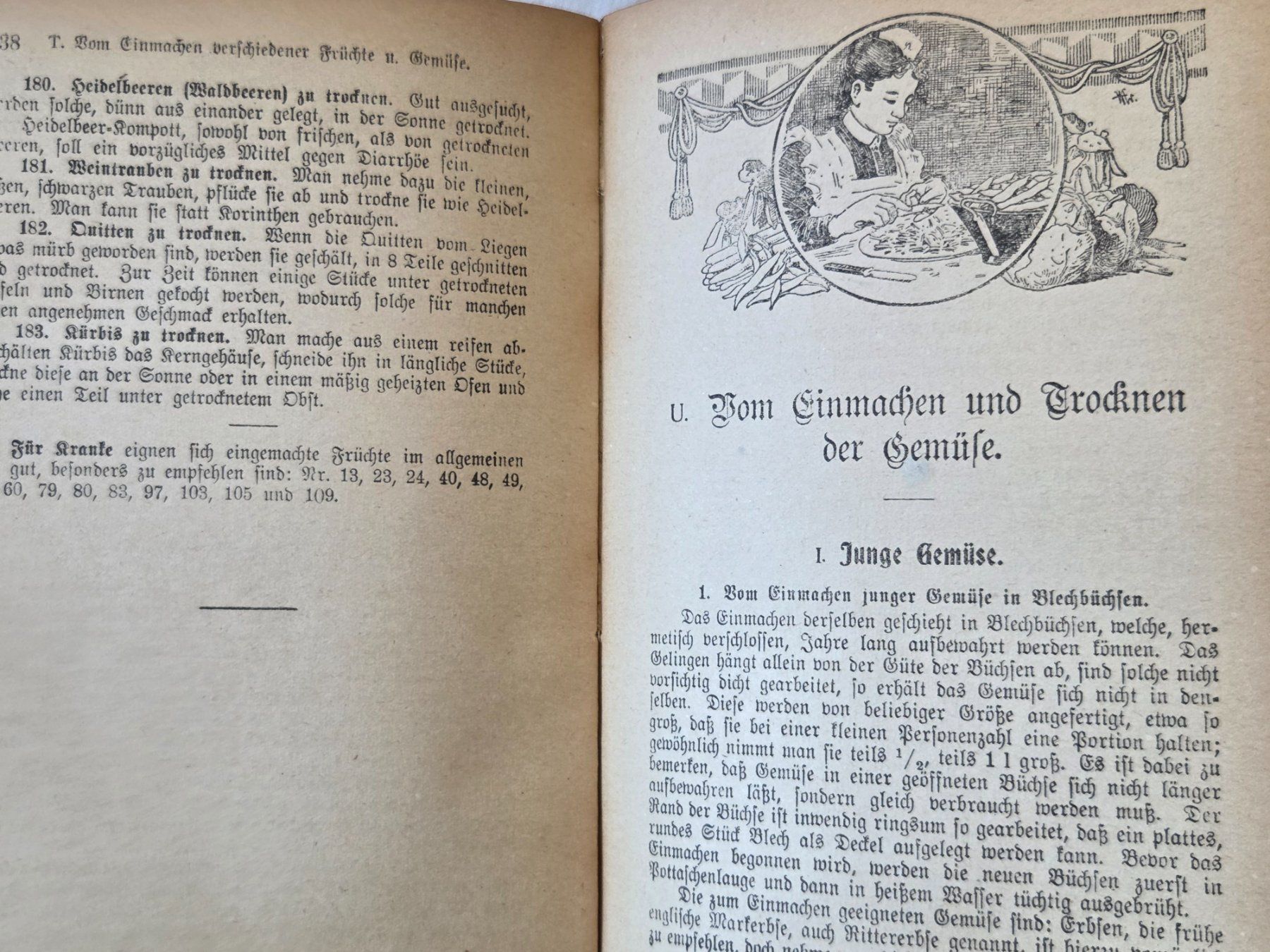 Bücher: Antikes Kochbuch  Davidis Kochbuch ca 1920 – Gebraucht aus Bettingen von Wedgetail-Eagle2 8