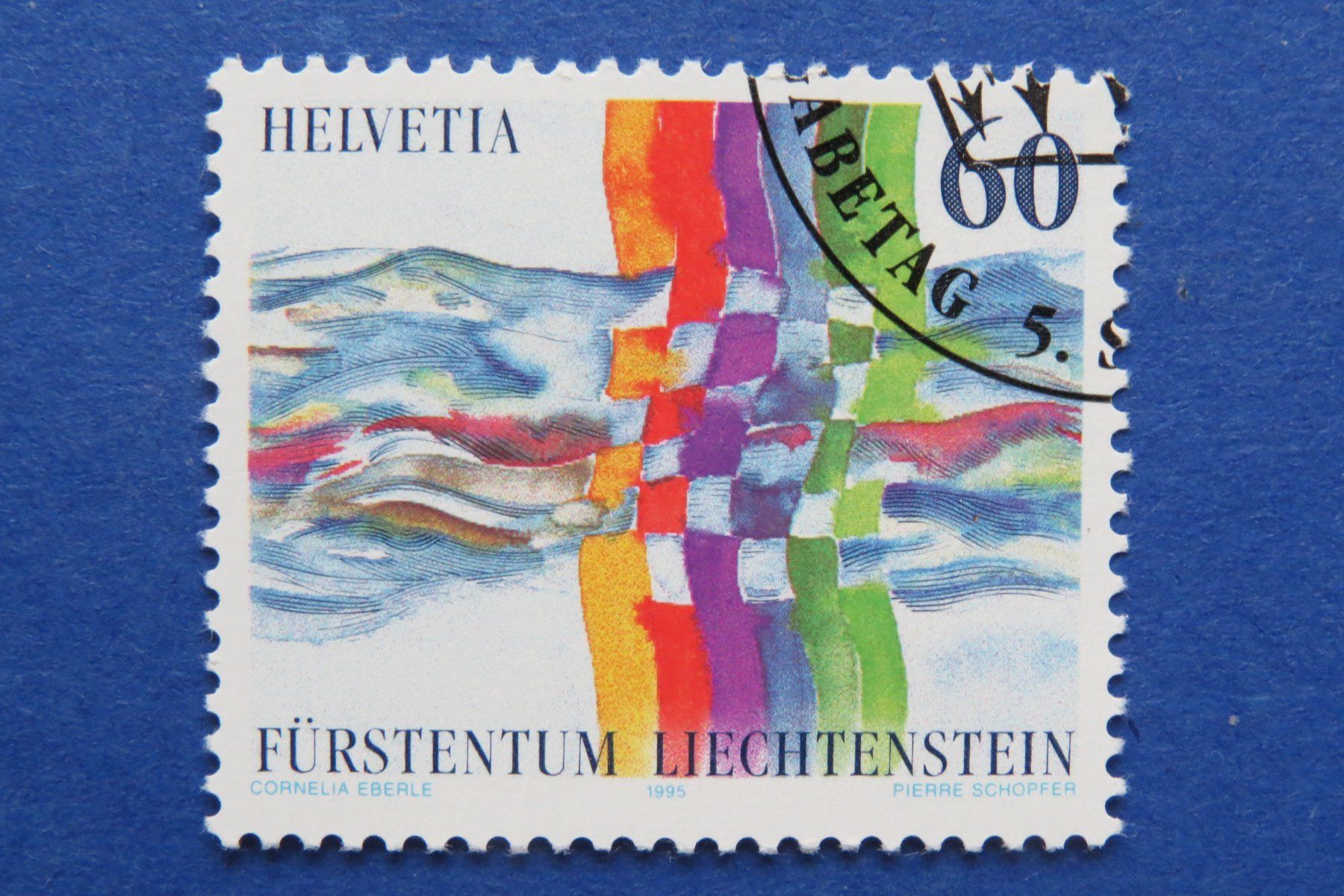 Tutti i francobolli: GA. 'Schweiz-Lichtenstein' 1995  off. Ersttagstempel BERN – Usato da Brunnen venduto da Kumari