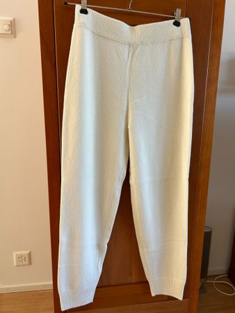 MASSIMO DUTTI Strickhose / Lounge Pants mit Kaschmir, Gr. S