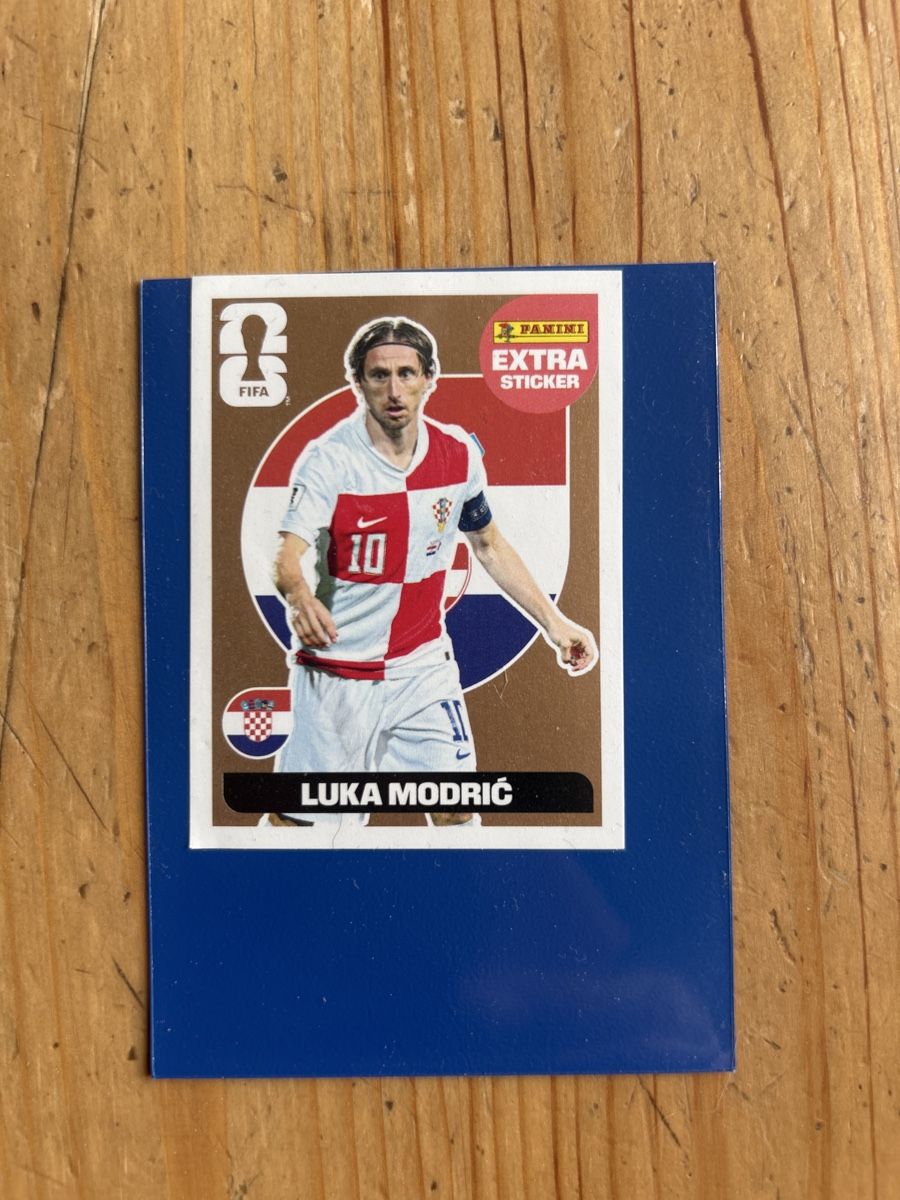 Panini Carte collezionabili: Luka Modric Extra Sticker Bronze Wm 2026 – Nuovo (secondo la descrizione) da Luzern venduto da wlea02