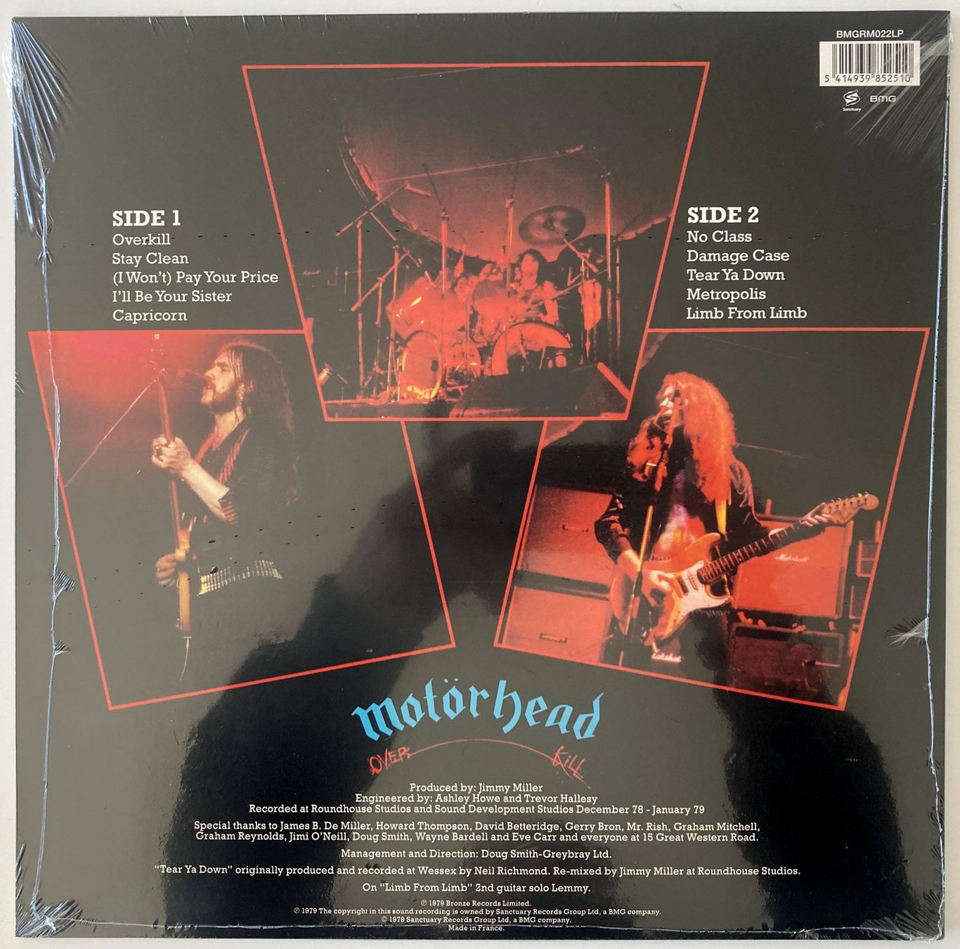 Vinyles: MOTORHEAD - OVERKILL – Neuf avec emballage d'origine à Bottens par hotter-than-hell 1