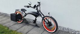 Custom E-Bike 600W Musikanlage 6h Neuwertig 45km/h 60km