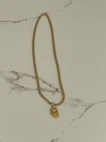 Goldkette 18K 750 Stegpanzerkette 65cm 