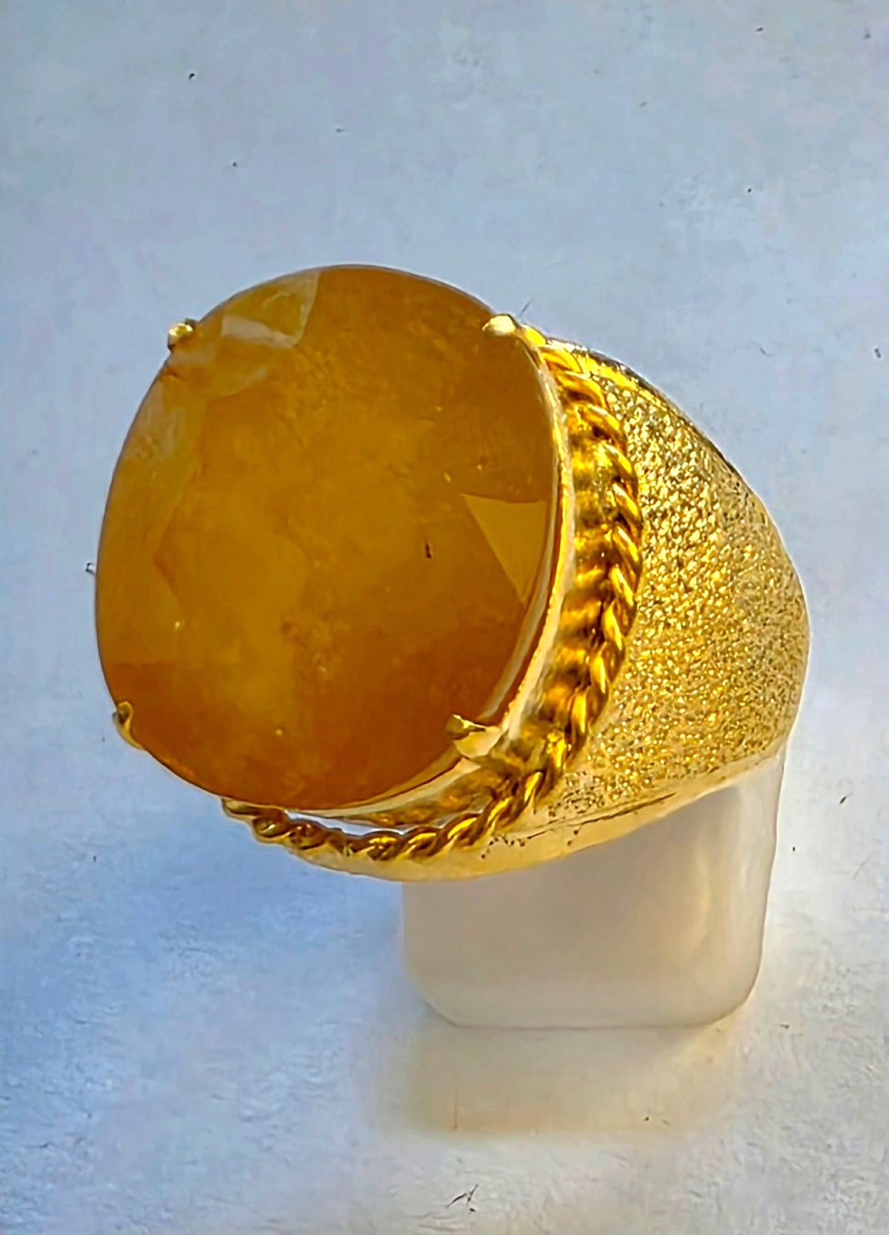 Anelli: Fingerring gelber Safir – Nuovo (secondo la descrizione) da Zürich venduto da ben_mn5h 2