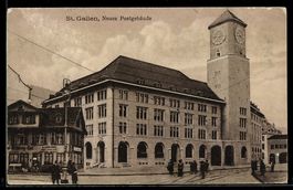 AK St. Gallen, Neues Postgebäude
