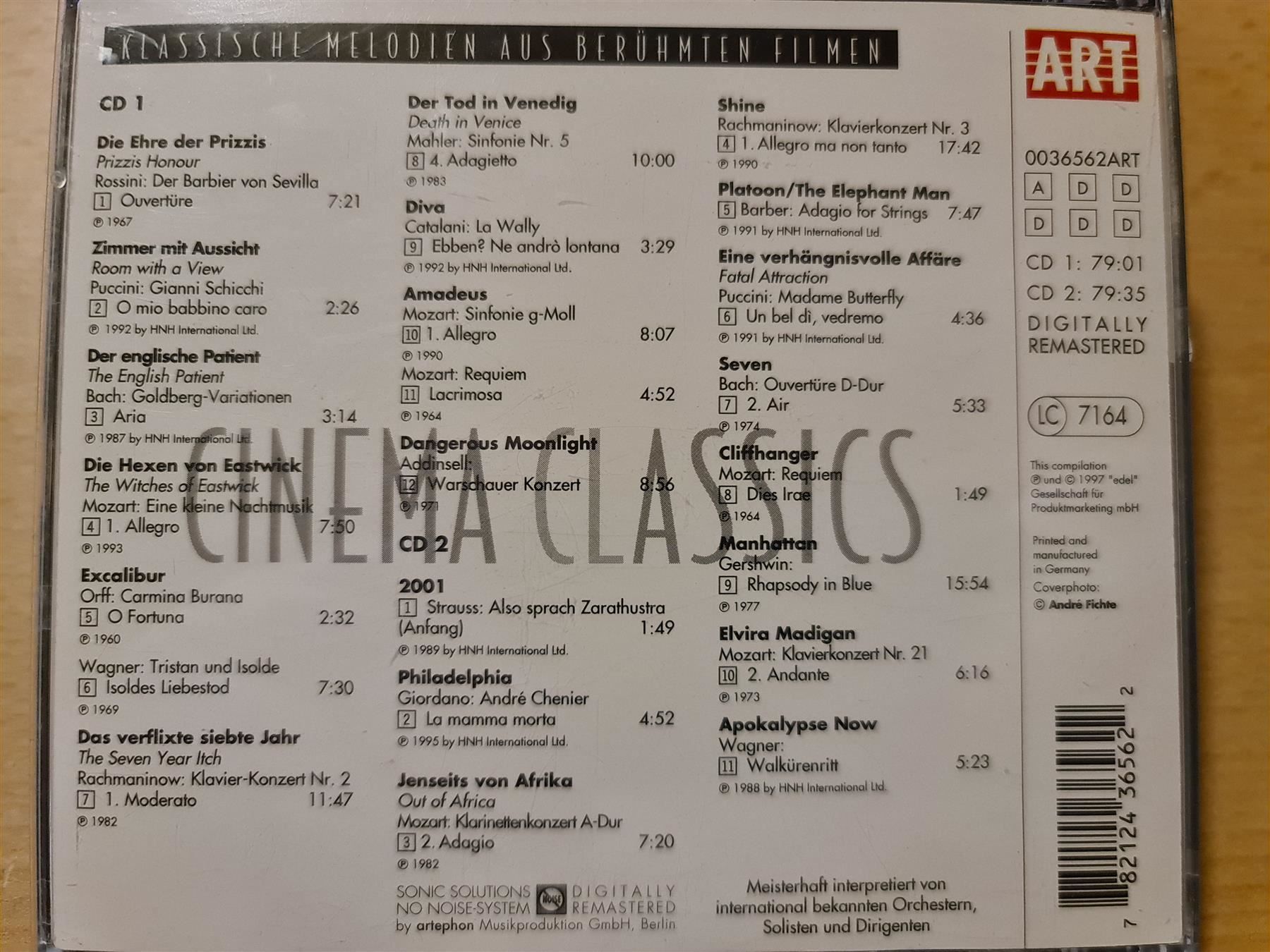 CDs: Cinema classics – D'occasion à Dintikon par Vexi 1