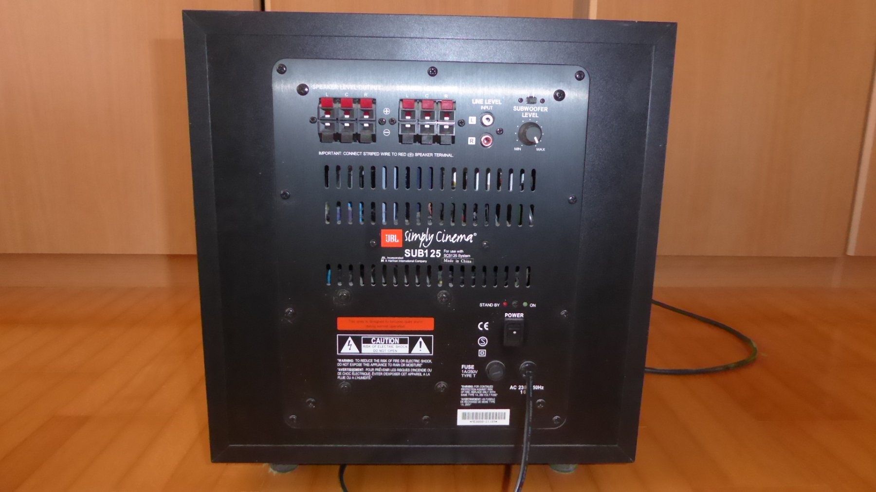 JBL Casse acustiche: Subwoofer - JBL Sub1 25 Simply Cinema – Usato da Aeugst am Albis venduto da Drayprescot