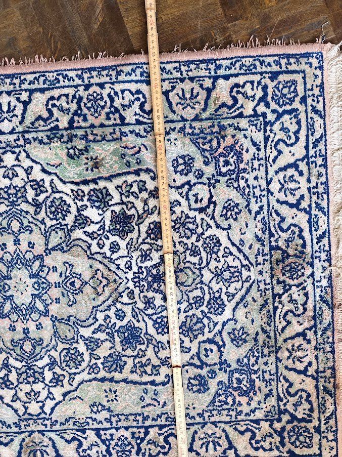 Tappeti: N4 Orientteppich handgeknüpft hell Rosa Seide 110x75cm – Usato da Toffen venduto da Immo-Erben 8