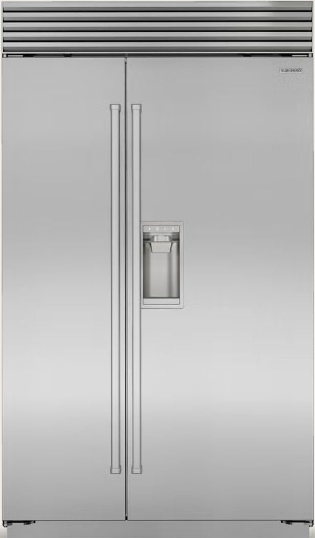 Frigoriferi: Sub-Zero Classic 122 cm Side-by-Side Kühlschrank, Edelstahl – Usato da Niederwil AG venduto da timboch01
