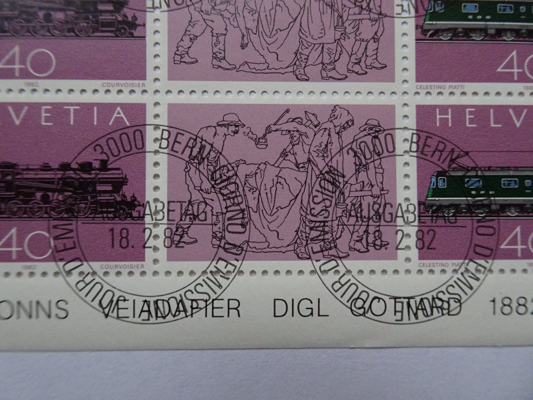 Tous les timbres: 1982 – Neuf (Voir description) à Aadorf par Chnorli-Furz 1