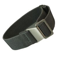 Parachute watch Strap stretch Armband 20 mm schwarz 9306