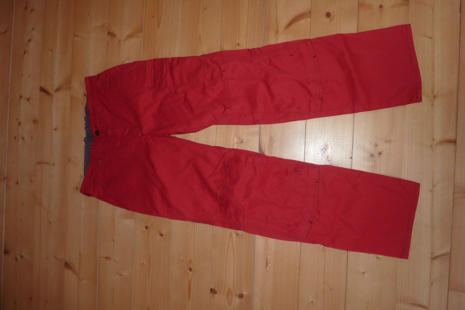 Kübler Pantaloni: Arbeitshose, Kübler, rot, Grösse 48 – Nuovo (secondo la descrizione) da Lausen venduto da akira003
