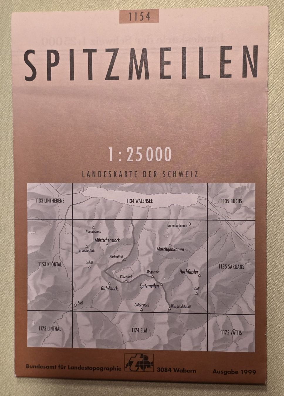 Cartine & Atlanti: 7 Landeskarten Schweiz – Usato da Filzbach venduto da Cschufi 1