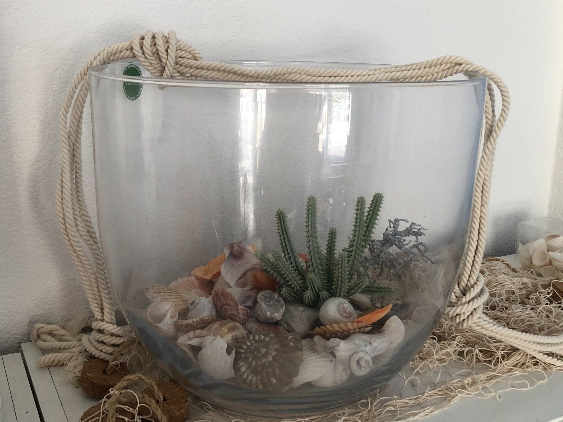Bicchieri: massive grosse Deko Glass Schale – Nuovo (secondo la descrizione) da Oberrüti venduto da SussiundStrolch
