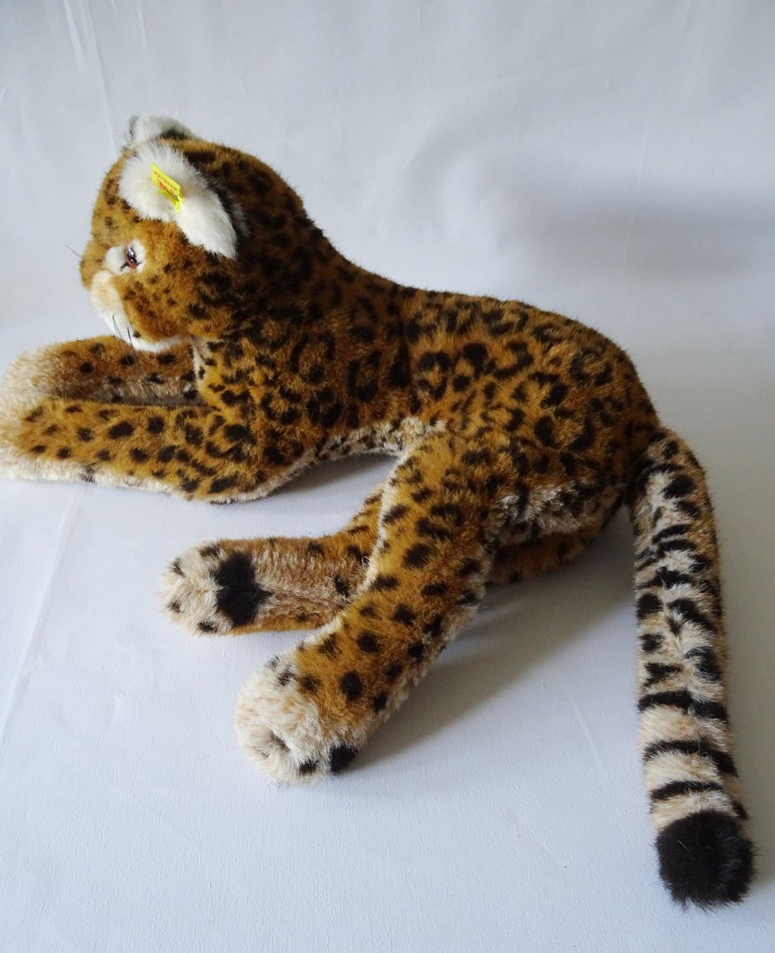 Steiff Giocattoli: Original Steiff Leopard, Made in West Germany ca. 1950er/196 – Usato da Lengnau BE venduto da Indian4 3