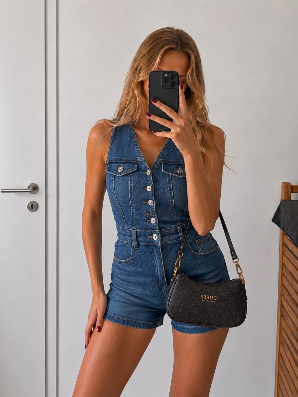 Guess Tute: Jeans Jumpsuit von Guess – Nuovo (secondo la descrizione) da Laufen venduto da AnnaBlunschi