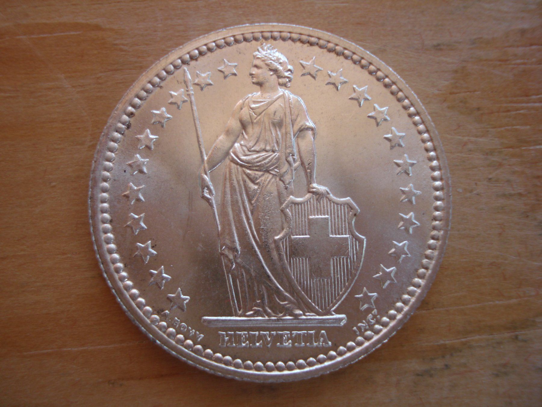 Alle Münzen: (C1) 2 Franken 1941 STGL – Gebraucht aus Erlach von Net-Coins 1