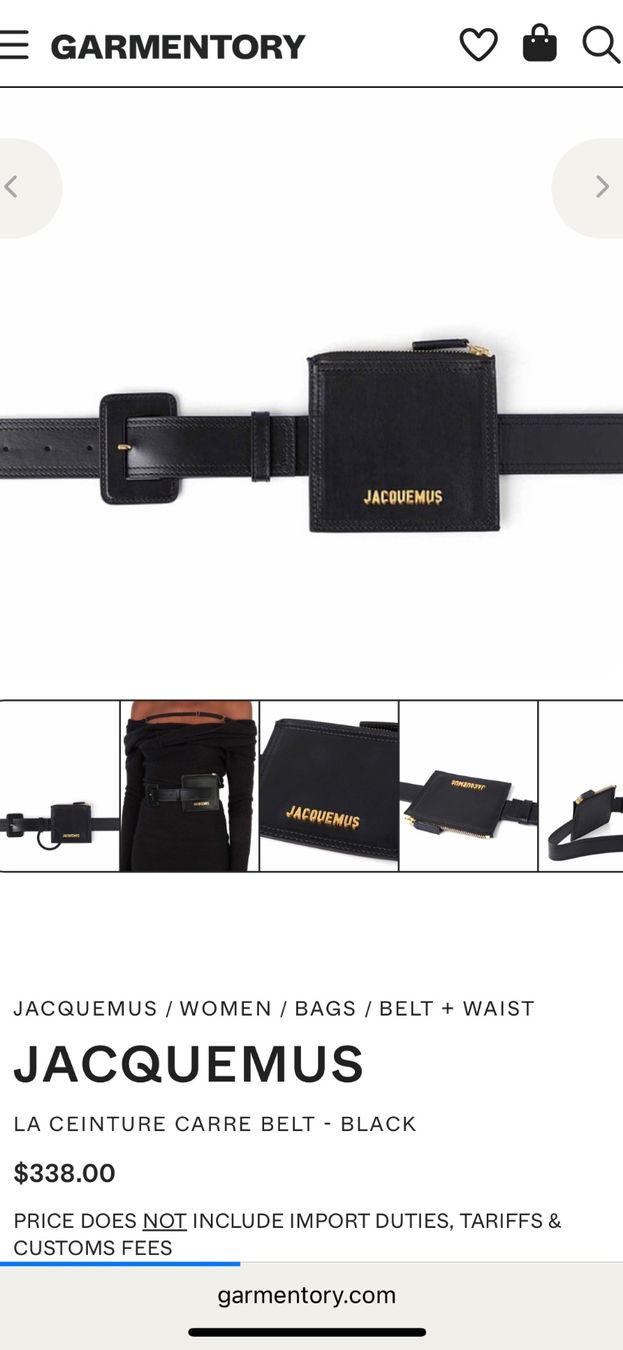 Jacquemus Borse da donna: JACQUEMUS Belt-Bag Black – Nuovo e nell'imballaggio originale da Döttingen venduto da dbs_26ls