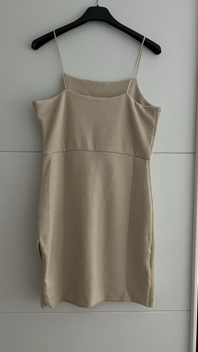 Mango Vestiti: Mango Rippkleid in Beige, Grösse S – Nuovo (secondo la descrizione) da Steinmaur venduto da Kiki_m240 1