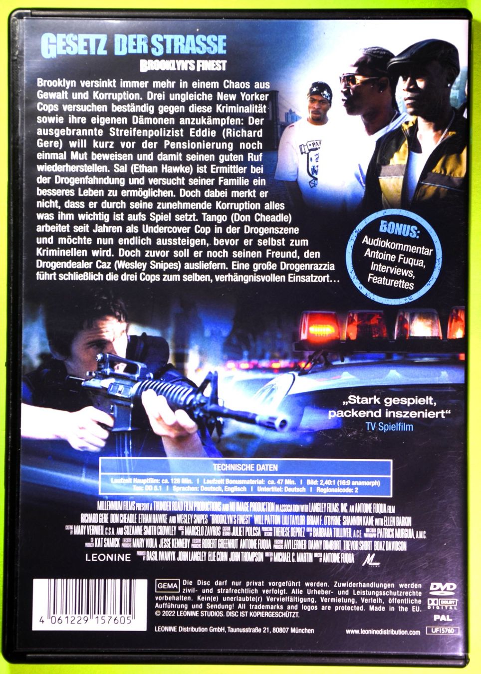 Tutti i DVDs: GESETZ DER STRASSE  / BROOKLYN'S FINEST / PACKENDER THRILLER – Nuovo (secondo la descrizione) da Luzern venduto da piro12 1