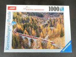 Ravensburger Puzzle 1000 Teile RhB  Weltrekord