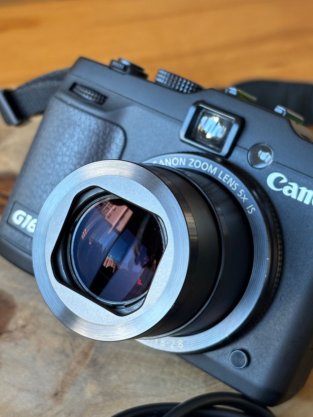 Canon Fotocamera: Canon PowerShot G16 Kompaktkamera mit Lederhülle – Usato da Igis venduto da sze_c5px 6